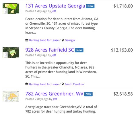 Hunting Classifieds .